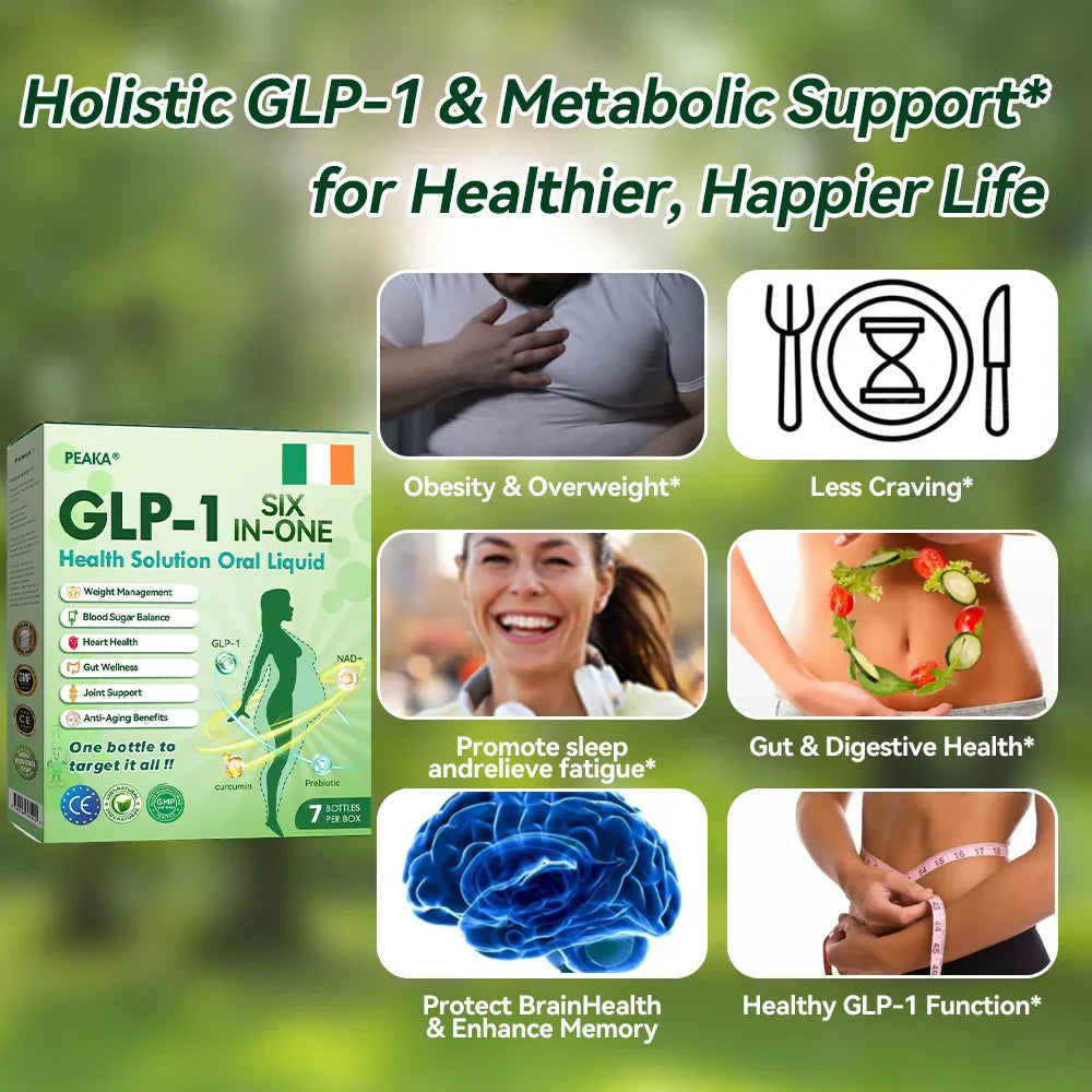 Official Store ๐ฎ๐ช| PEAKAยฎ ๐ฟ๐ฟ GLP-1 Six-in-One Health Solution Oral Liquid (Just one dose a day โ visible results in just 7 days) โ
For: Obesity, Cardiovascular Health, Diabetes, Sleep Apnea, Joint Issues, and more.