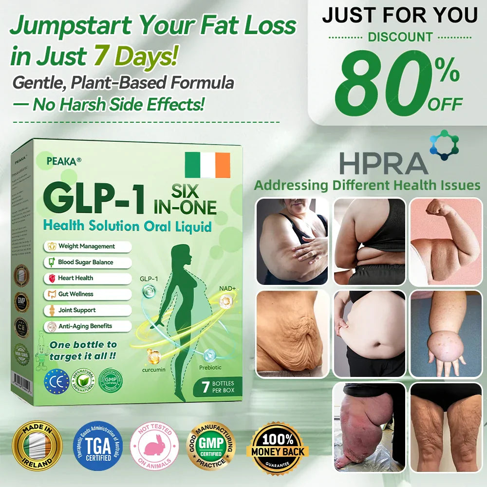 Official Store ๐ฎ๐ช| PEAKAยฎ ๐ฟ๐ฟ GLP-1 Six-in-One Health Solution Oral Liquid (Just one dose a day โ visible results in just 7 days) โ
For: Obesity, Cardiovascular Health, Diabetes, Sleep Apnea, Joint Issues, and more.
