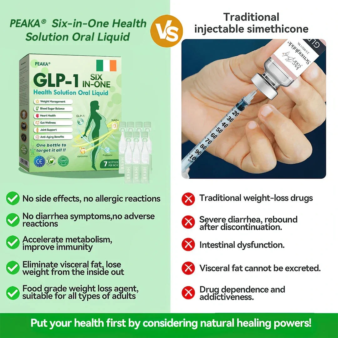 Official Store ๐ฎ๐ช| PEAKAยฎ ๐ฟ๐ฟ GLP-1 Six-in-One Health Solution Oral Liquid (Just one dose a day โ visible results in just 7 days) โ
For: Obesity, Cardiovascular Health, Diabetes, Sleep Apnea, Joint Issues, and more.