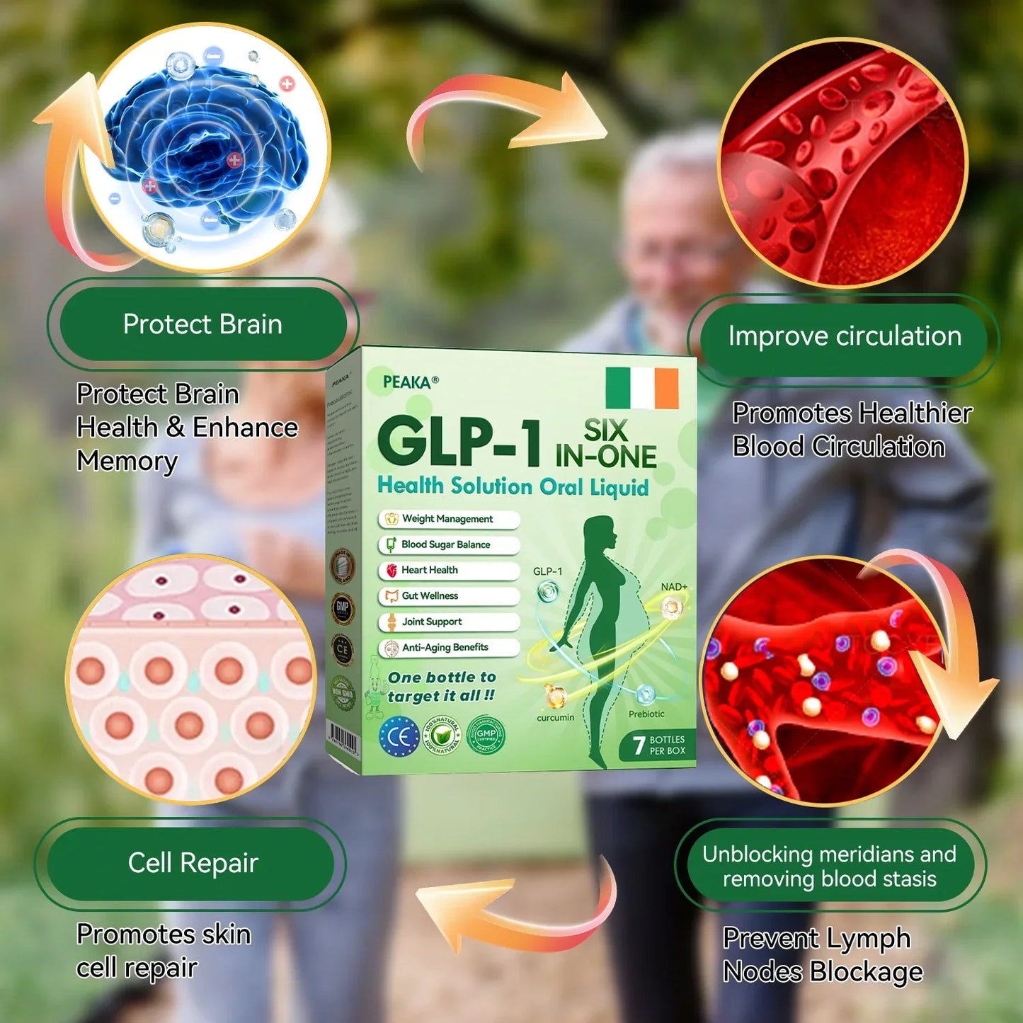 Official Store ๐ฎ๐ช| PEAKAยฎ ๐ฟ๐ฟ GLP-1 Six-in-One Health Solution Oral Liquid (Just one dose a day โ visible results in just 7 days) โ
For: Obesity, Cardiovascular Health, Diabetes, Sleep Apnea, Joint Issues, and more.