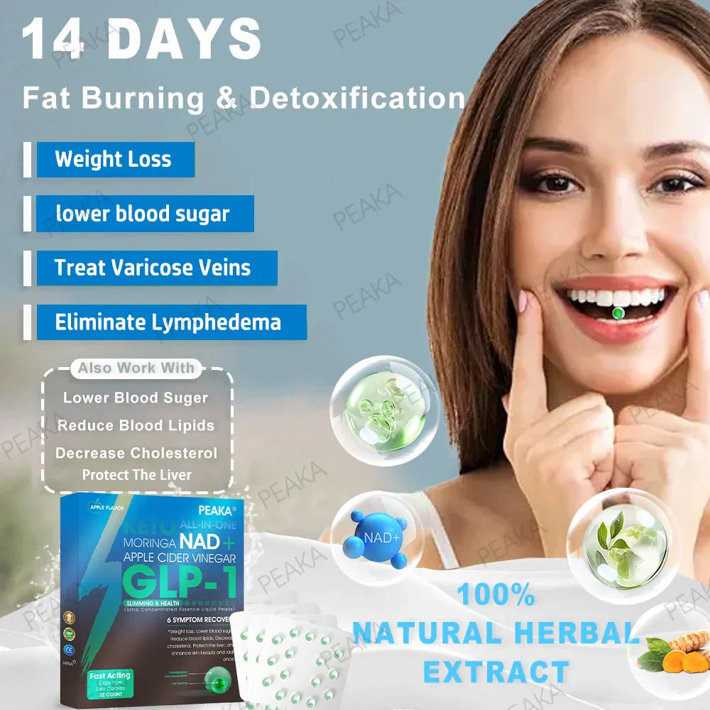 Trusted Irish Store🇮🇪PEAKA® GLP-1 Oral Pearls – Ultra-concentrated with NAD+, Moringa & ACV. Works fast, keeps working, and supports weight, diabetes and heart health.