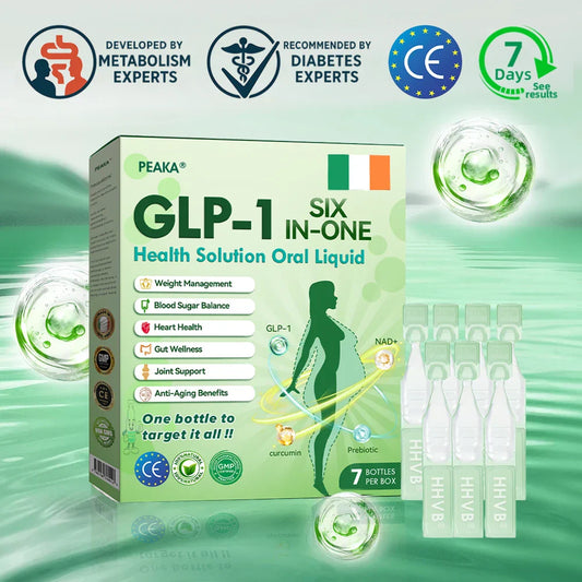 Official Store 🇮🇪| PEAKA® 🌿🌿 GLP-1 Six-in-One Health Solution Oral Liquid (Just one dose a day — visible results in just 7 days) ✅ For: Obesity, Cardiovascular Health, Diabetes, Sleep Apnea, Joint Issues, and more.