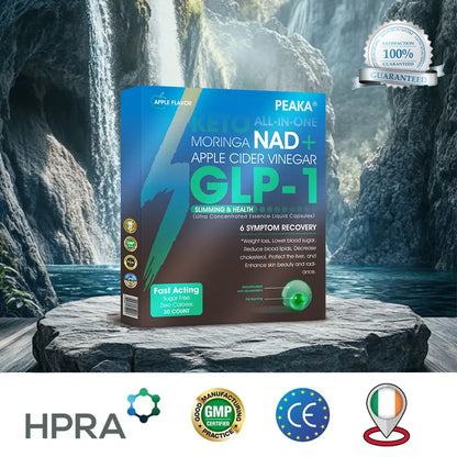 Trusted Irish Store🇮🇪PEAKA® GLP-1 Oral Pearls – Ultra-concentrated with NAD+, Moringa & ACV. Works fast, keeps working, and supports weight, diabetes and heart health.