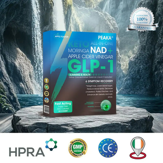 Trusted Irish Store🇮🇪PEAKA® GLP-1 Oral Pearls – Ultra-concentrated with NAD+, Moringa & ACV. Works fast, keeps working, and supports weight, diabetes and heart health.